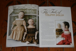 My article about Charlcie, Savannah and Susie Belle appears on pages 6, 7, 8 & 9 in the latest issue of Prims.
