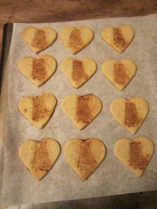 Little Izzys add an extra helping of sweetness to these Valentine cookies.