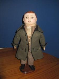 Mr. Pospisel is showing off the magnificent suit Vicki made for him.