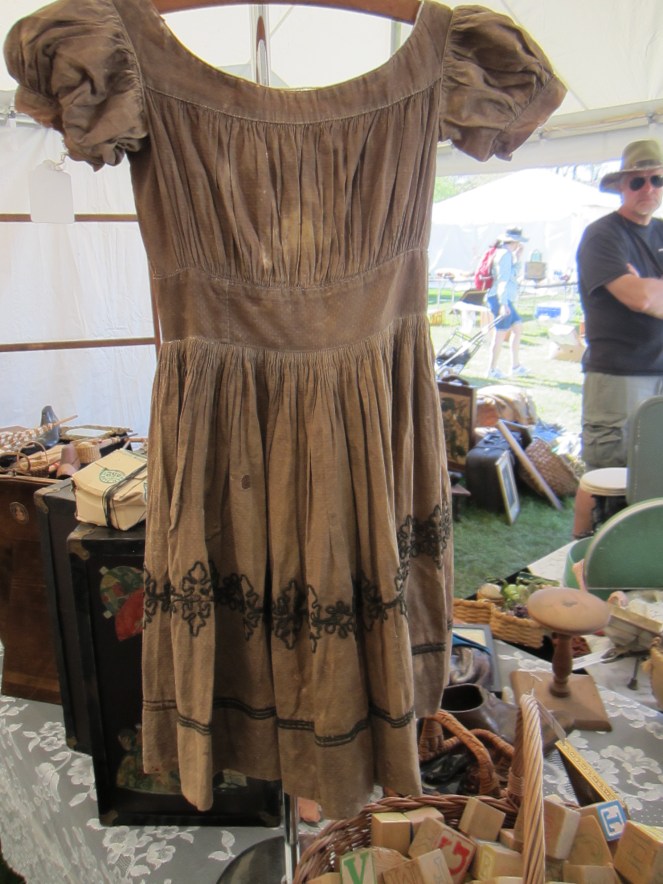 19th century child's dress Brimfield May 2013 www.izannahwalker.com 