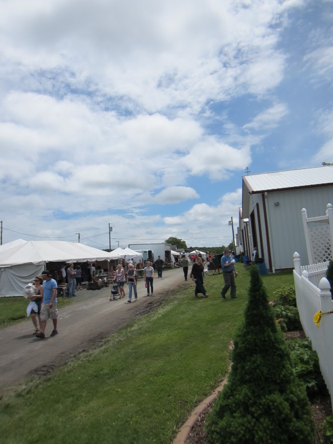The fair grounds in Harwinton, CT.  Home of the twice a yearly Antique and Design Weekend.
