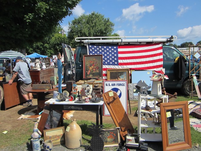 Sunday at the Elephant's Trunk Flea Market.