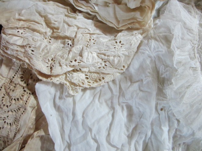 Little bits of this and that, all waiting for me to clean, repair and remake...