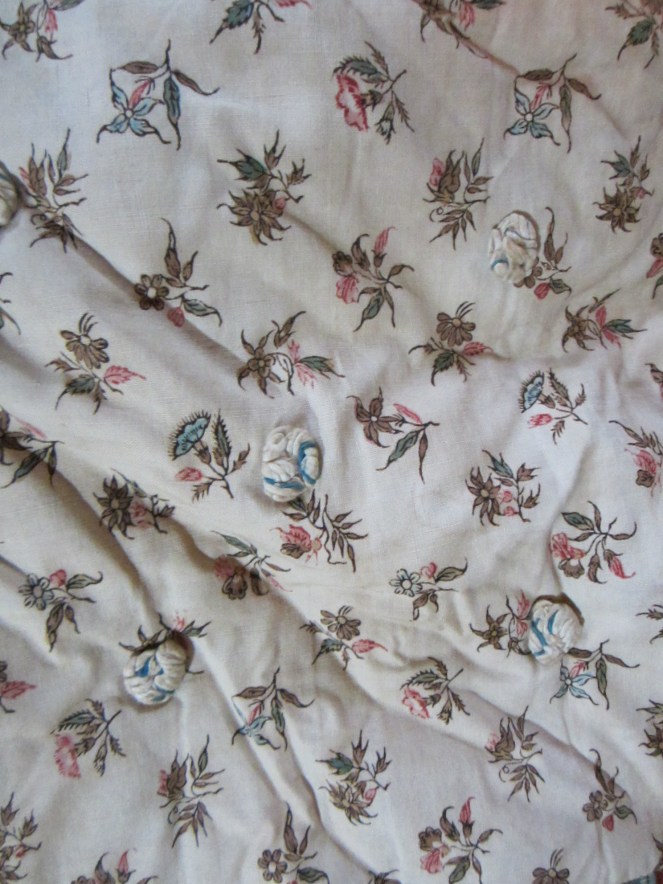 Another very early antique chintz fabric.