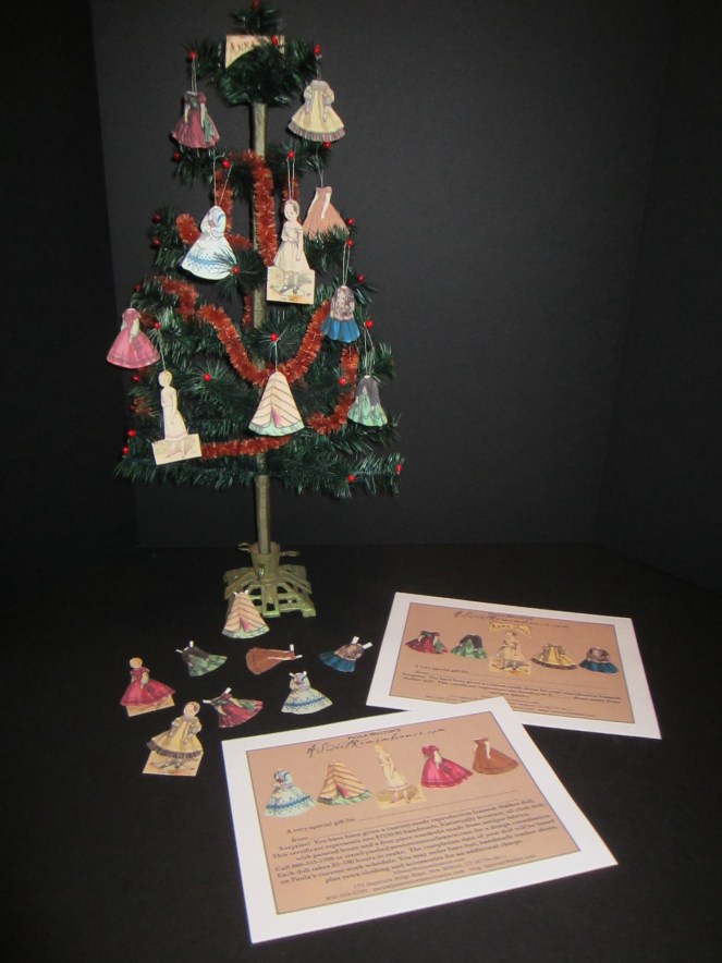 In a panic for a perfect last minute present?  Now you can put a gift certificate for one of my dolls or an extra doll dress under your tree!