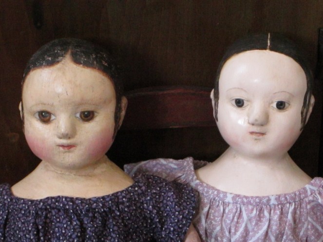 Another view of the girls as that sat with me this morning over tea.