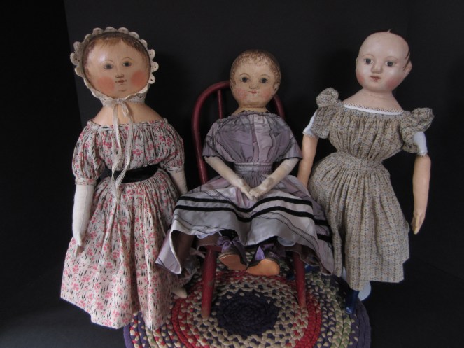 Sophie and Mae have the same bodies as my Izannah Walker dolls, so all the girls can share clothes.