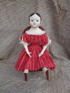 This doll is an excellent example of what my dolls look like when you request that they look "new".