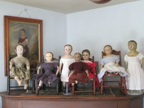 My dolls, plus their new found relatives!