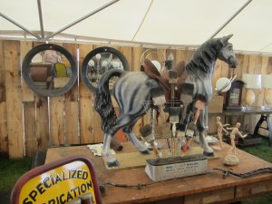 A terrific paint brush advertising display :)