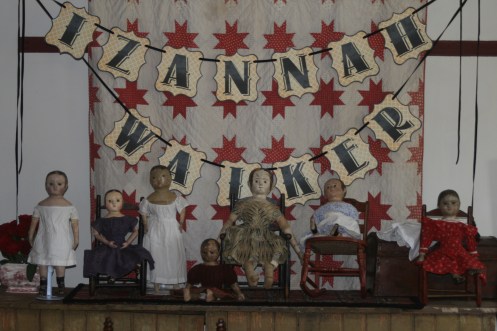 Sisterly reunion of Izannah Walker dolls!