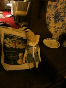 After a bit more site seeing, tired little Izzy B. was very happy to check into the B&B...