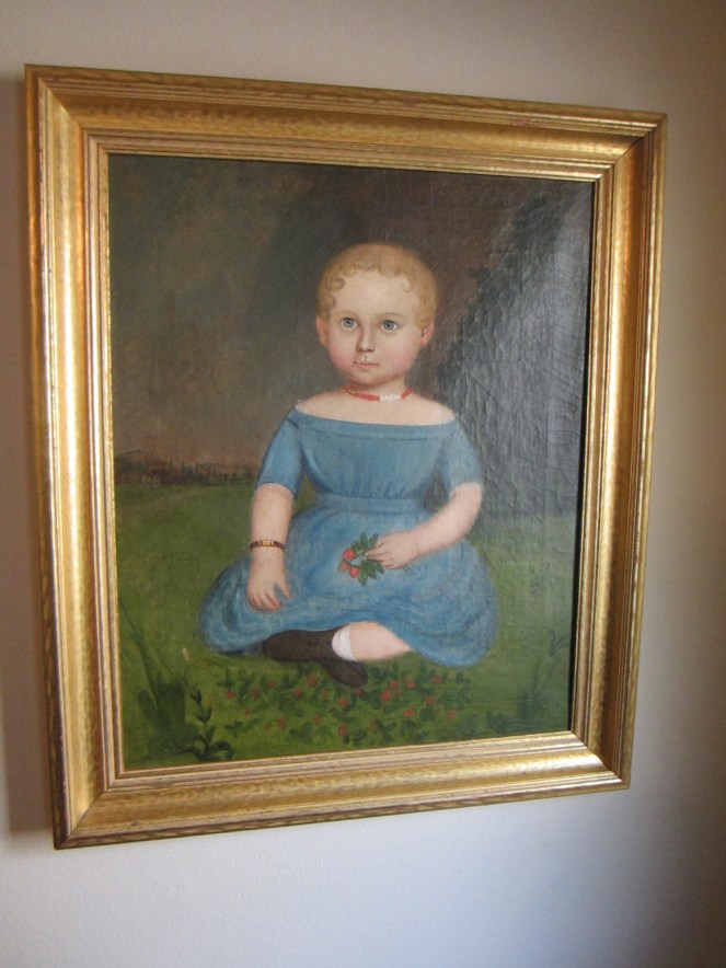 Edyth's husband bought her this wonderful portrait because it looks like a Martha Chase doll.