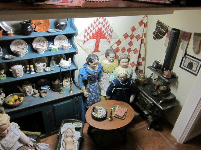 The lower level of Edyth's doll house.