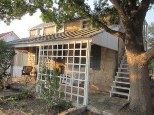 Another tiny Sunday house, this one made of limestone.