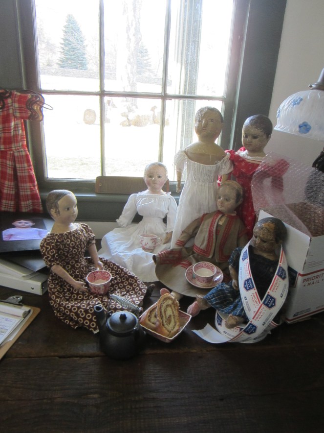 "Let's take a break."  "We really got a lot done this morning."  "I'm sure we were a big help!"  