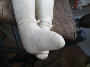 conserving an antique papier-mache doll www.izannahwalker.com