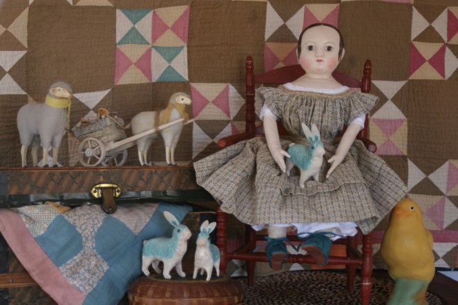 Wardrobe change!  All well dressed young ladies need at least two frocks with matching shoes.