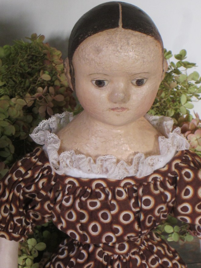 Billie's doll is ready for her dress fittings and will be leaving here very soon. Look for her upcoming farewell post.