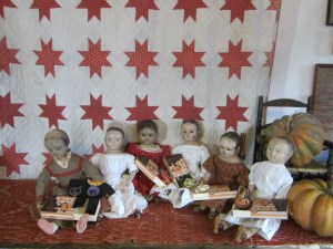 "We'll share our treats with her!"  "Hurry and get dressed"  