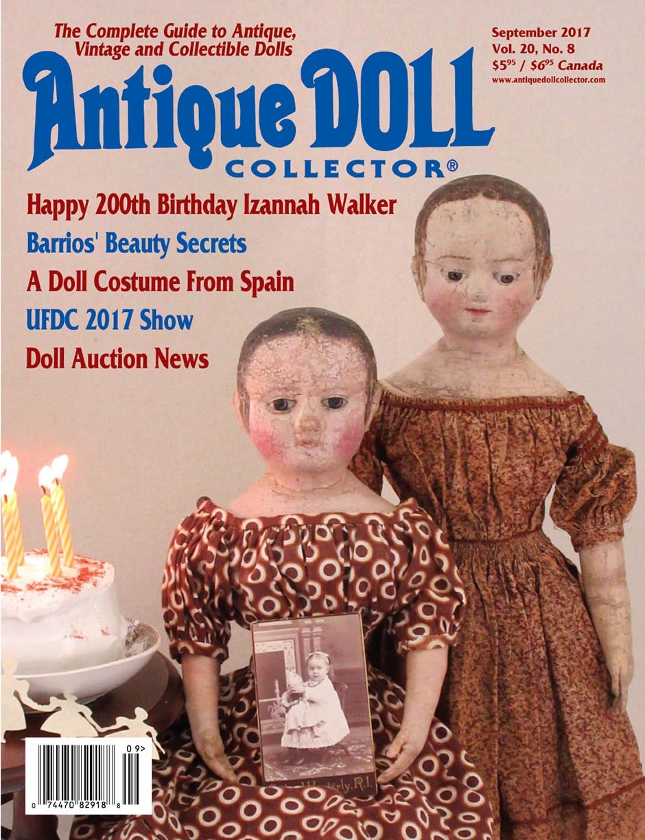 September 2017 Antique Doll Collector Cover
