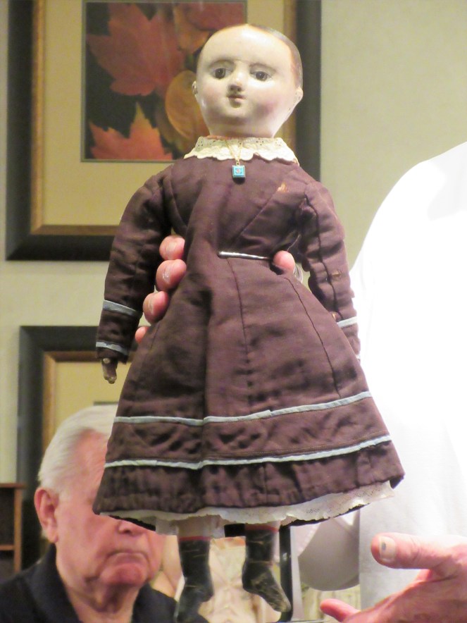 Maude Rouse's c. 1865 Izannah Walker dolll